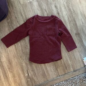 Cat & Jack Red Long Sleeve Tee